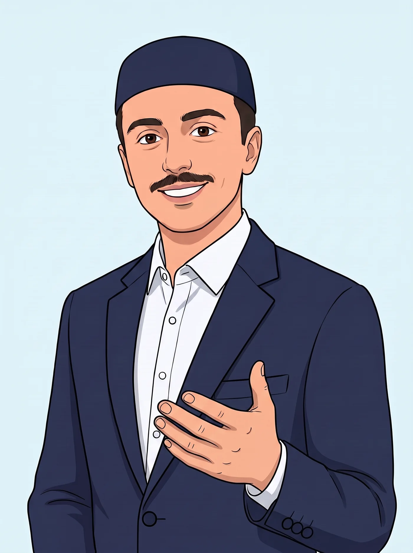 A Hisar Tour advisor, illustrated