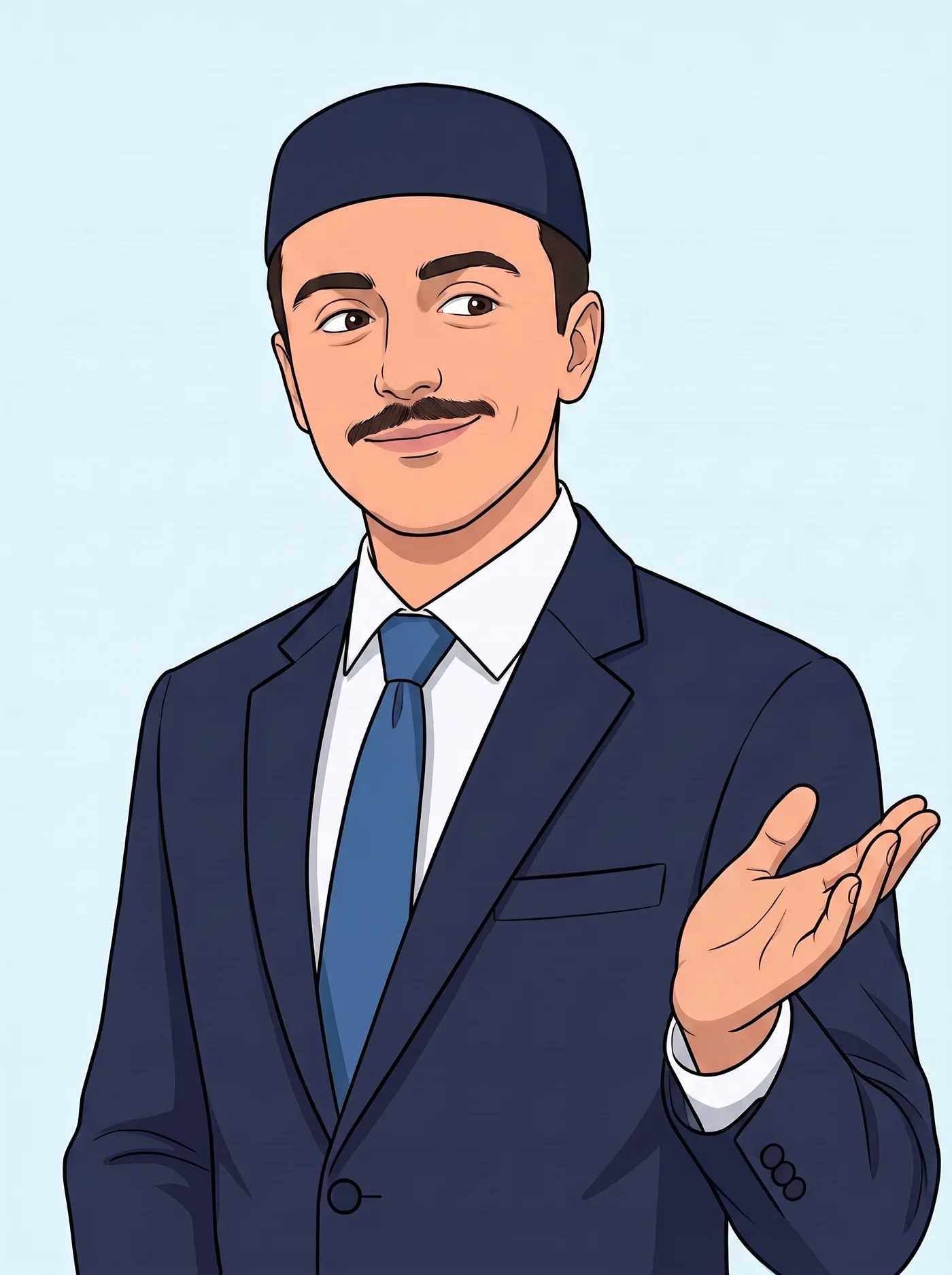 A Hisar Tour advisor, illustrated
