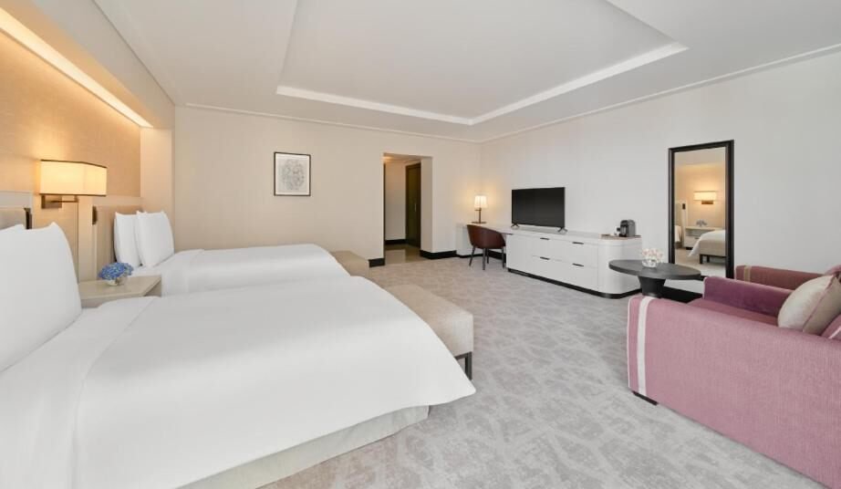 Guest room at Address Hotel Jabal Omar
