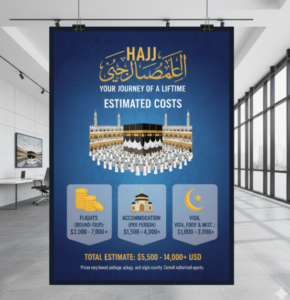 How much does hajj cost from USA-Canada?