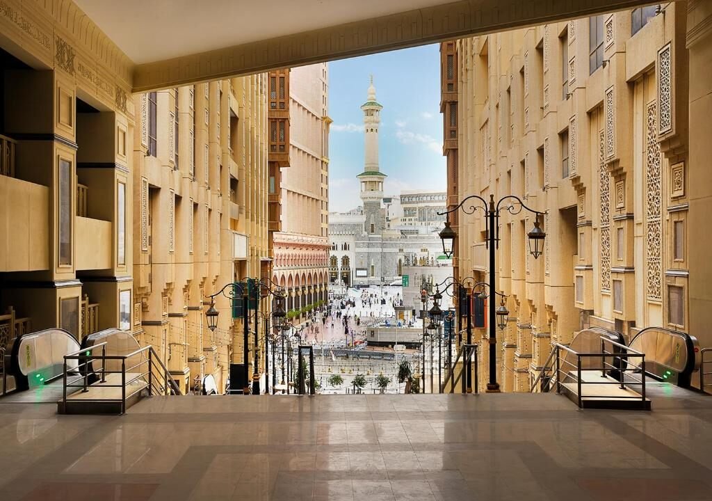 View toward Masjid al-Haram from the Jabal Omar development, where Rotana Jabal Omar stands