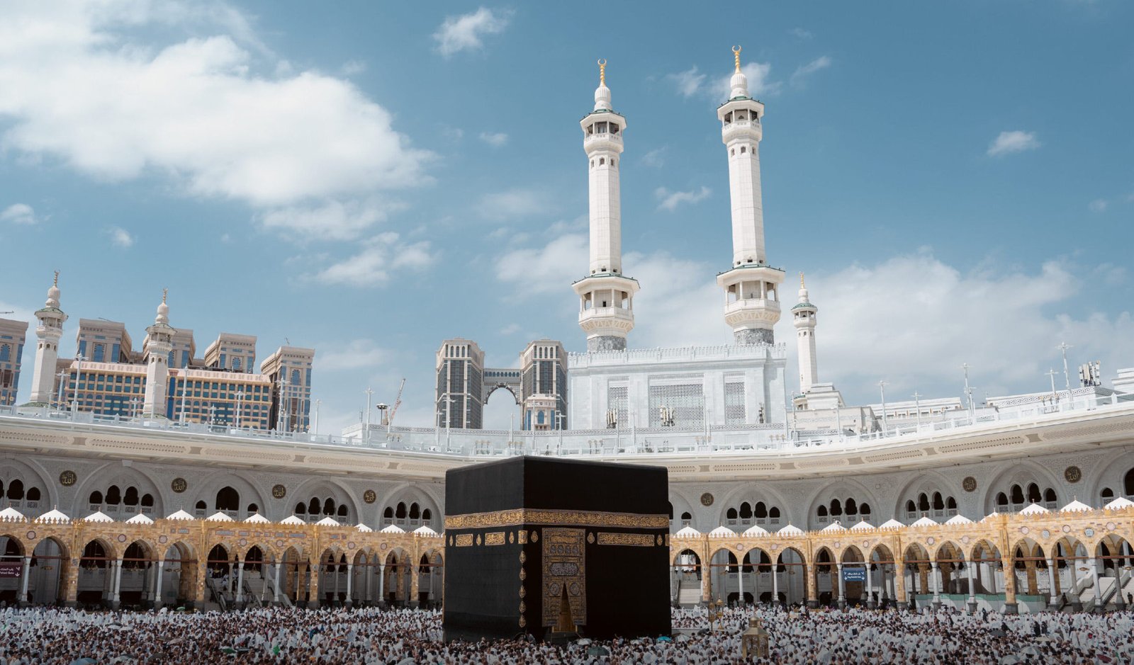 The Kaaba at Masjid al-Haram in Makkah al-Mukarramah, where this Umrah itinerary begins with five nights